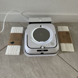 iRobot - Braava jet m6 Wi-Fi Connected Robot Mop - White $275 