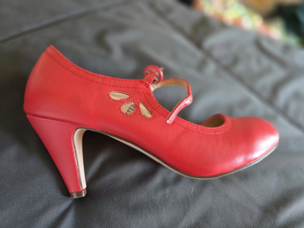 Pixie Retro Heel SZ 10- Barely Used