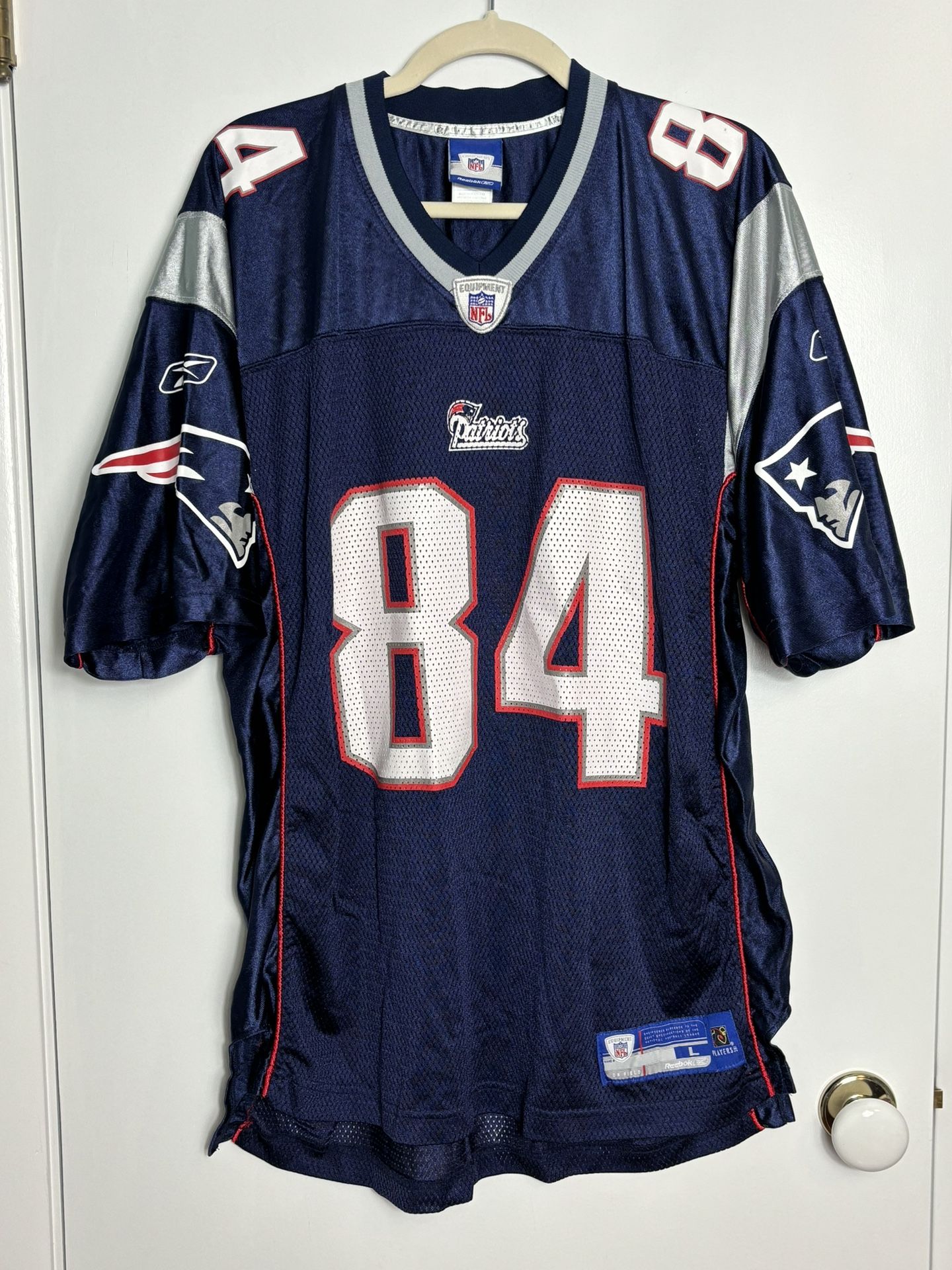 New England Patriots  Ben Watson #84 Reebok NFL Jersey Vintage Navy Blue SZ L