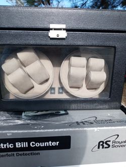 Bey Burk 9 Watch Holder With 4 Rotating Watches