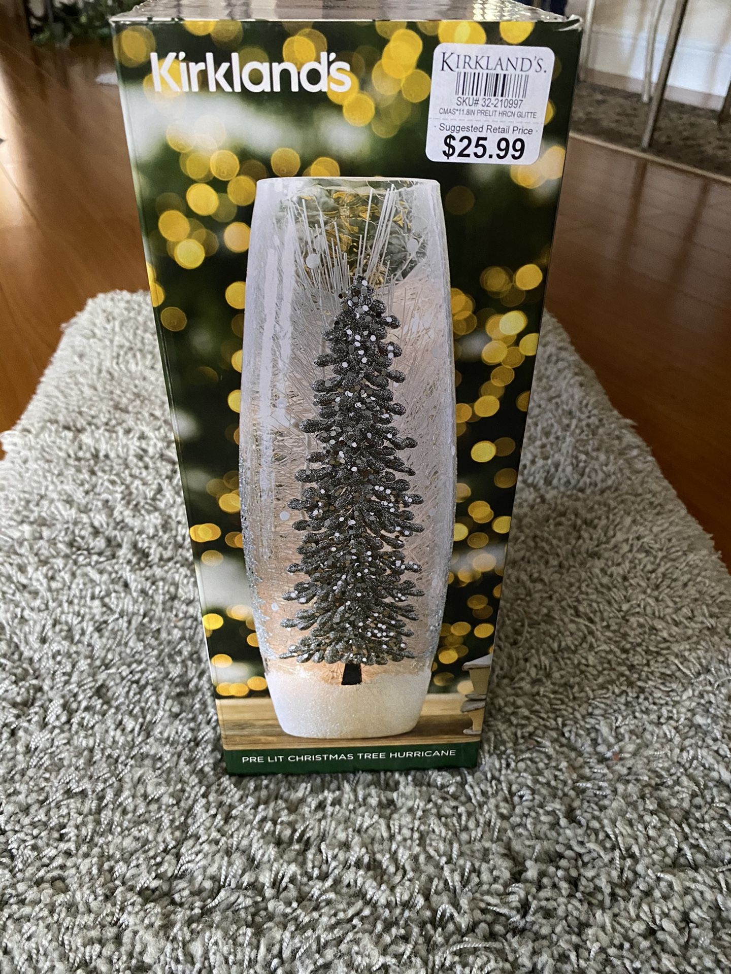 Pre Lit Christmas Tree Hurricane (Kirkland’s)
