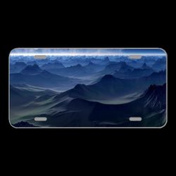 License Plate Novelty Car Front Planet Sience Fiction Fantasy World