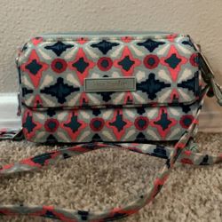 Vera Bradley Water Geo Lighten Up All In One Crossbody