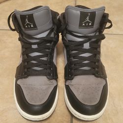 Jordan 1 Mid Cool Grey Shadow Black Grey Size 11 Men 