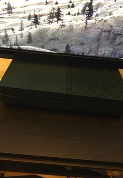 Xbox 1 blue edition with controller/headset