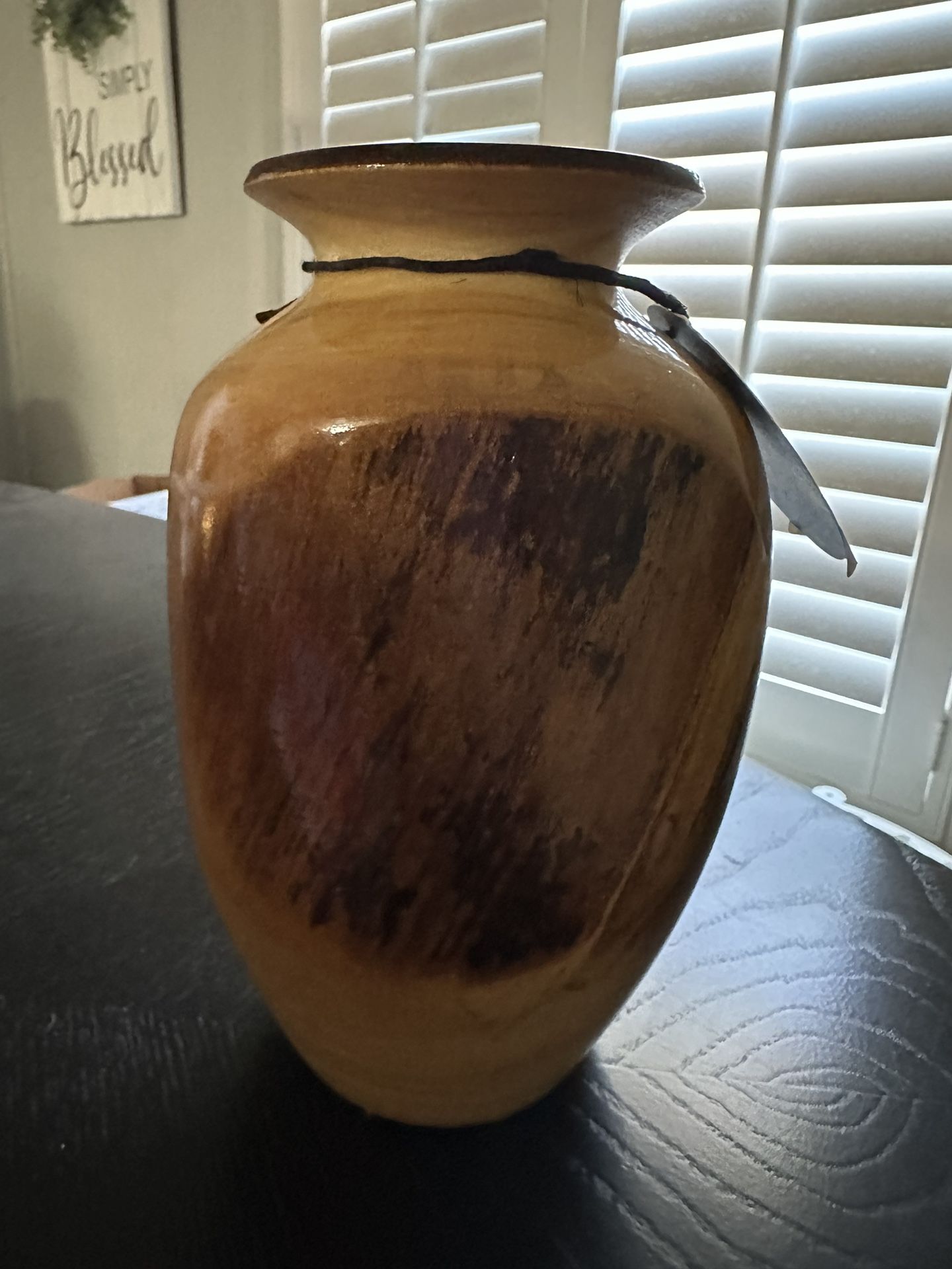 Hand carved Vase