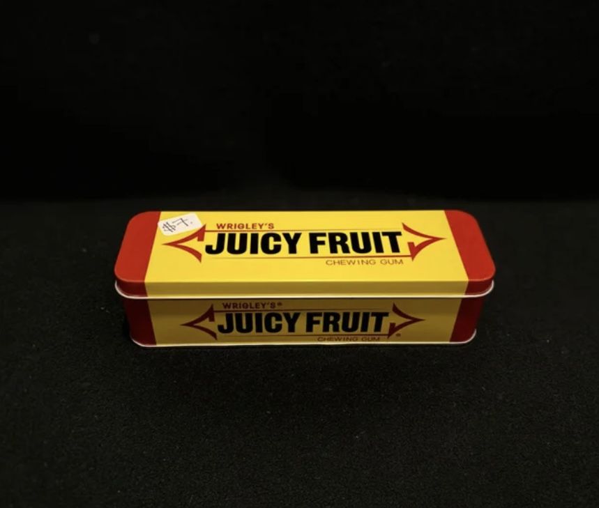 Juicy Fruit Tin Container 