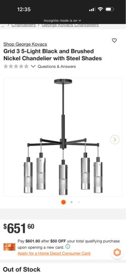 George Kovac chandelier