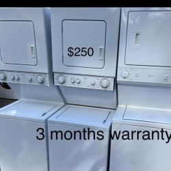 Lavadora y secadora combos‼️ 3 meses de garantía incluida  Diferentes tamaños 24" y 27" Entrega disponible