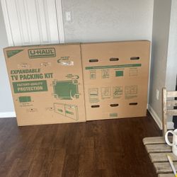 U-HAUL expandable tv packing kit