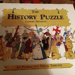 New Interactive History Puzzle Books. Sold Separately