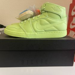 Jordan 1 Retro AJKO Billie Eilish Ghost Green Size 12W/10.5M