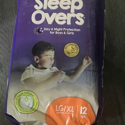 Sleep Overs Size Large (6 Packs) 