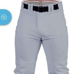 Rawlings Men's S Grey Baseball Knickers