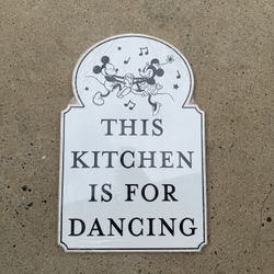 Disney Kitchen Sign 