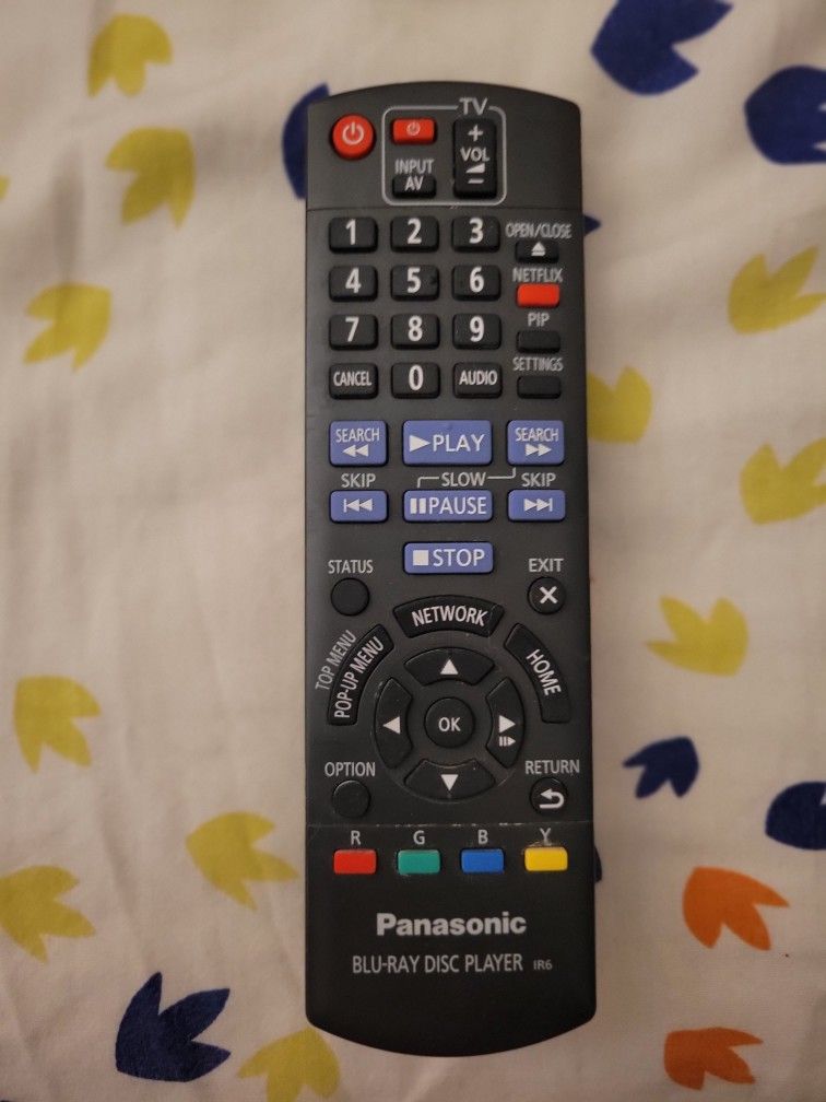remote control Blue Ruy Panasonic
