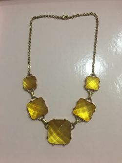 Bright faceted collar necklace