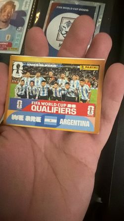 RARE ARG13 2026 Panini FIFA World Cup Sticker Gold border MCDonalds exclusive