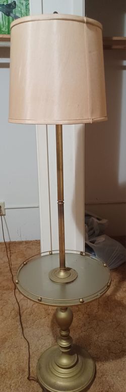 Vintage 1970s Heavy Brass Glass table