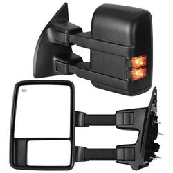 NEW Towing 2 Mirrors 1 Ford F250 F350 F450 F550 Super Duty
Replacement Driver and Passenger Side Tow Mirrors with Power Heated Manual Telescop
