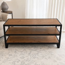 Industrial Farmhouse TV Stand / Entertainment Center