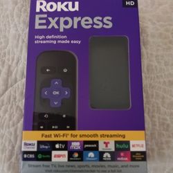 Roku Express Streaming Device With Remote 