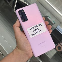 Pink S20 FE Unlocked Samsung Cash Or $50 Down