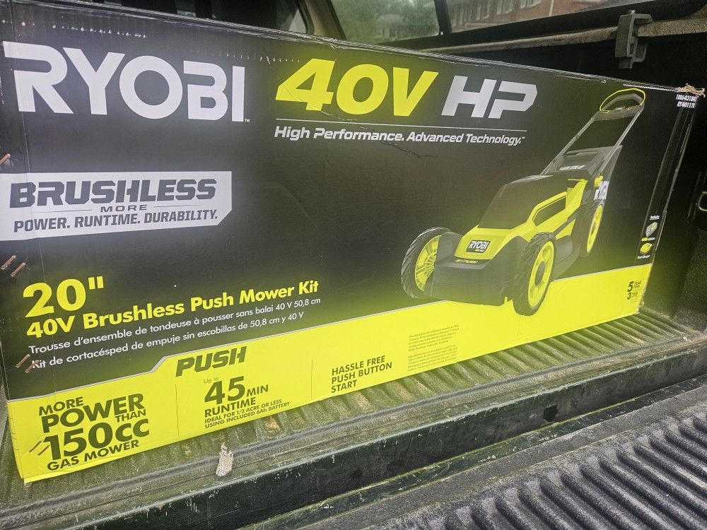Ryobi 20" 40V Lawn Mower