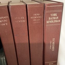 Law School Books  Evidence Criminal Civil Procedure 