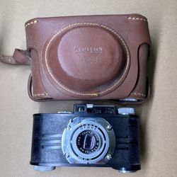 Argus Anastigmat 50mm 4.5 Coated USA Case Untested Vintage Art Deco Film Camera