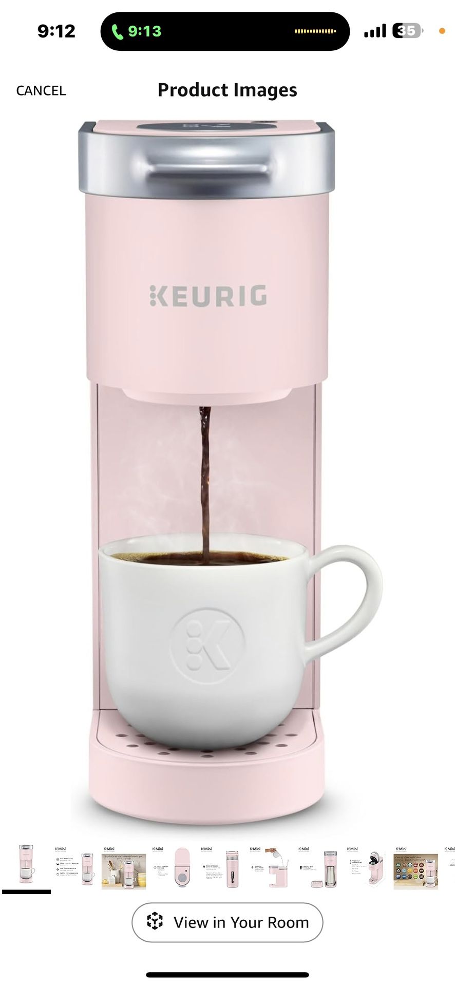 Pink keurig