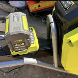 RYOBI 40V HP Brushless 12-Ton Kinetic Battery Electric Log Splitter Kit - 4.0Ah Battery and Charger