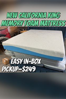 New California King Memory  Foam Mattress