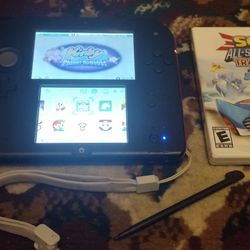 NINTENDO 2DS 32GB HANDHELD SYSTEM CONSOLE WITH GAMES