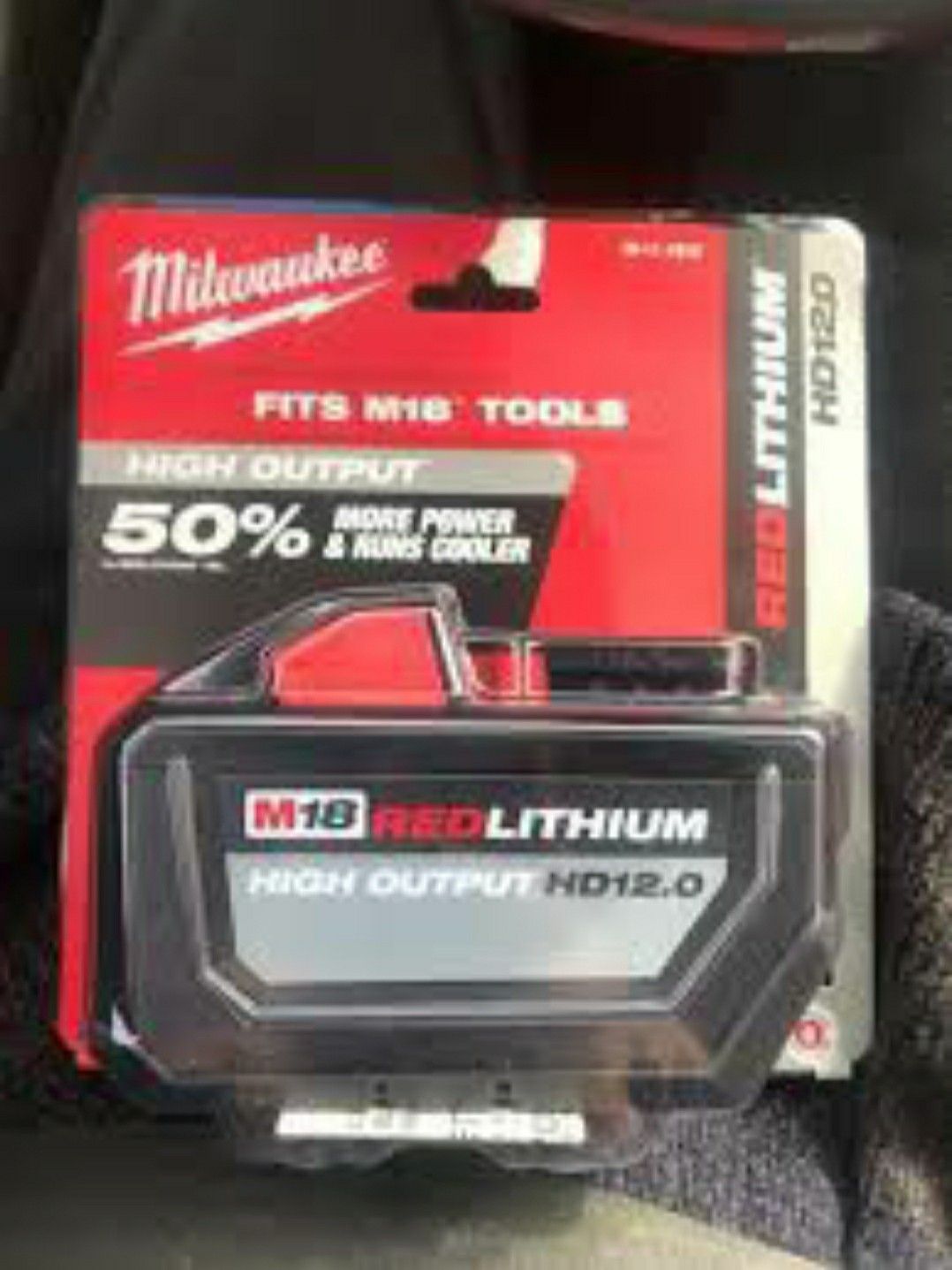 Milwaukee M18 18-Volt Lithium-Ion High Output 12.0Ah Battery Pack