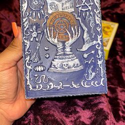 Witch book of spells Tarot Card holder