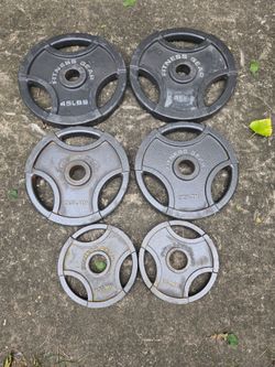 Fitness Gear 10lb, 35lb and 45lb Olympic Weight Plates
