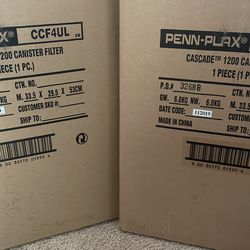 Qty 2 Aquarium Canister Filter