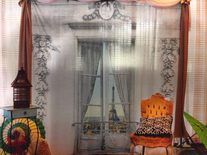 Paris photo booth backdrop