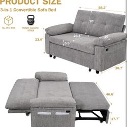Convertible sofa Bed