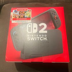 Nintendo Switch 2 With Carrying Case & Mario kart 