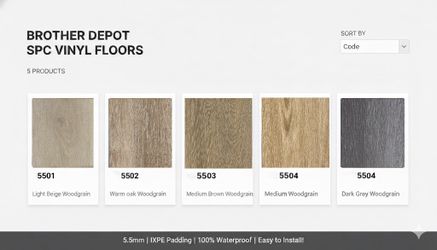 $1.09/sqft 🔥100%waterproof SPC Flooring