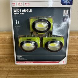 Jobsmart Wide Angle Headlights (3) 
