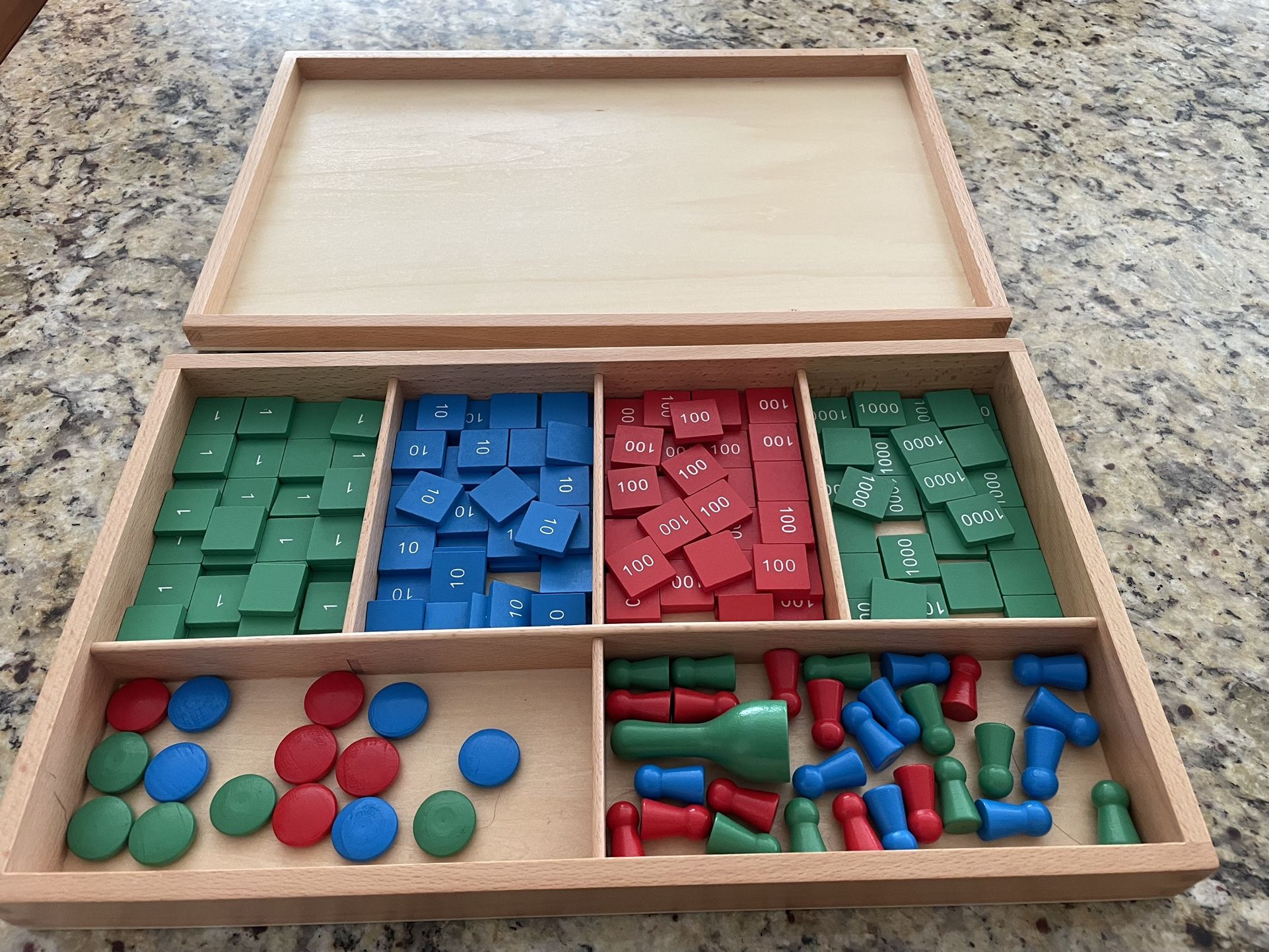 Montessori Stamp Game
