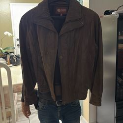 Brown Leather Jacket - Male