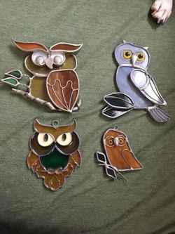 Owl Sun catchers