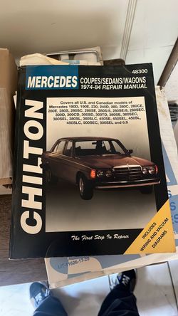 Chilton Mercedes repair book