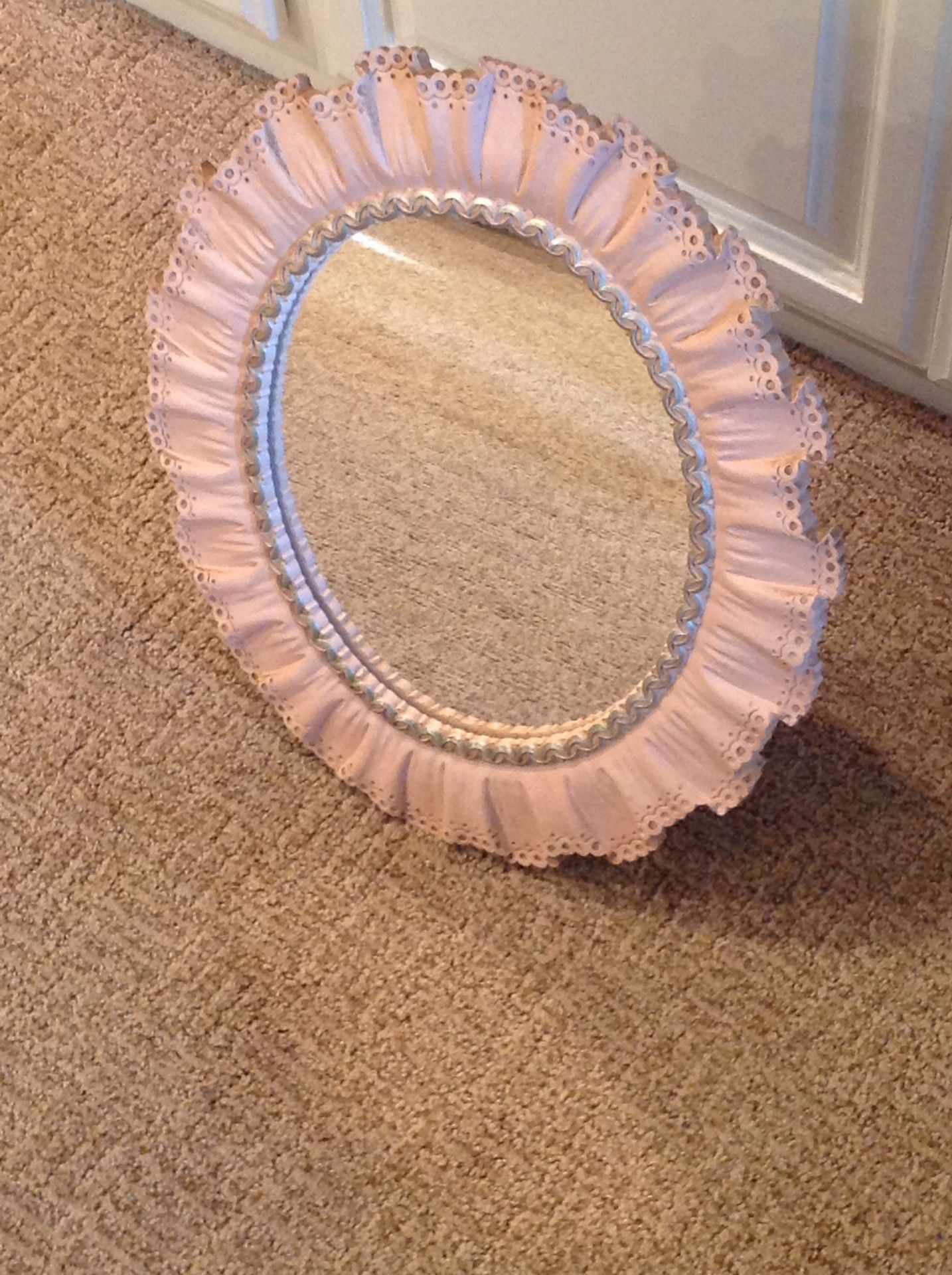 VINTAGE PINK MIRROR BY SYROCO