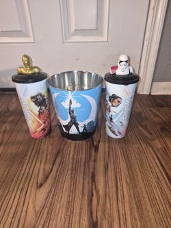 Star Wars bucket & 2 big cups