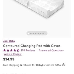 Diaper Changing Pad With Cover And Liners